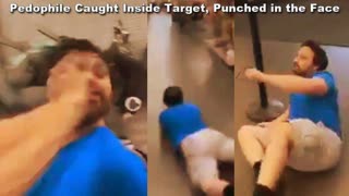 PEDOPHILE CAUGHT INSIDE TARGET, PUNCHED IN THE FACE CHASED DOWN LIKE THE ANIMAL HE IS