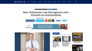 Tennessee Passes Law Declaring Anti-Zionism Is Antisemitism