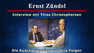 Ernst Zuendel - Interview mit Thies Christophersen #Zeitzeuge