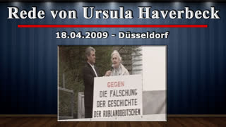 Rede von Ursula Haverbeck - Düsseldorf 18.04.2009