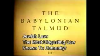 Inside the Evils of the Jewish Talmud - BANNED FROM YOUTUBE