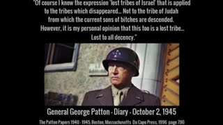 We get a look into the death of General Patton and the Jewish sniper who admitted shooting him.