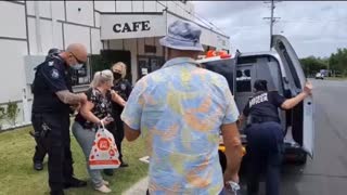 Woman in Queensland gets arrested for not showing her vaccination status at a CafÃ©!!!