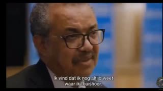 Tedros Director-General of the World Health Organization is NOT Vaccinated