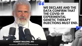 The Experimental Gene Therapies Must End - Dr. Robert Malone