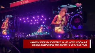 Vaxxed Foo Fighters' Taylor Hawkins dies. "Chest pain".