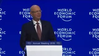 Klaus Schwab to Trudeau at the 2016 Davos annual meeting