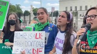 Jew women angry they can't kill babies