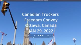 Canadian Truckers Freedom Convoy - Ottawa, Canada JAN 29, 2022 (9 min)