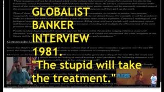 Globalist Banker Jaques Attali Describes How Depop will be done with a Vax in 1981 Interview