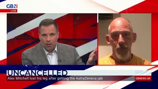 Uncancelled: Alex Mitchell lost his leg after getting the AstrZeneca Jab