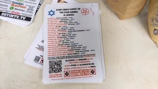 flyering COVID is jewish