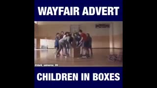 Wayfair commercial glorifying human trafficking