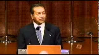 Malaysian Prime Minister Dr. Mahathir bin Mohamad 2003 on the jews.mp4