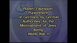 Robert Faurisson Germans Punished in World War II for Mistreating Jews