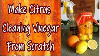 How to Make Citrus Cleaning Vinegar From Scratch