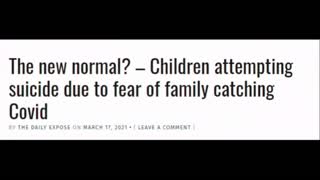 Children Attempting Suicide Due To Fear Of Family Catching COVID (MIRROR)