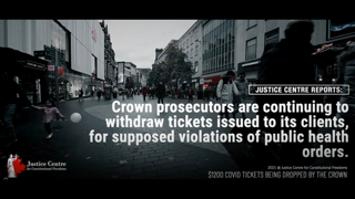 Alberta Crown continues to drop Covid tickets before court