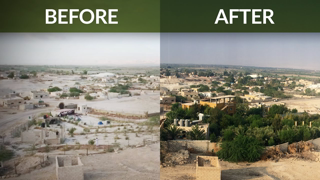 10-Year Timeline of the Greening the Desert Project