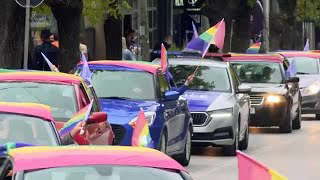 LGBT Pride Parade Rolls Through Kosovo's Capital