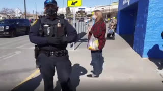 Anti Mask Shopping - Augusta, Maine Walmart - Trespass Tickets Failed - Cops Owned - Police