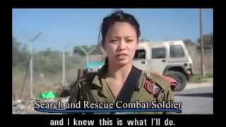 Asian Woman In The IDF (Israeli Defense Forces)