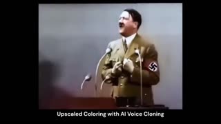 Hitler speech AI translation to English