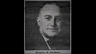 Benjamin H Freedman FBI File containing letter HQ-1