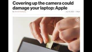 Don't cover up the laptop camera