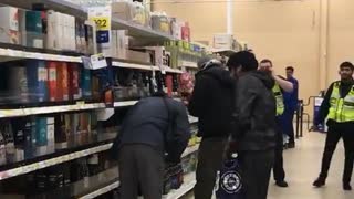 Invaders Stealing Without A Care In Front Of Security In The UK