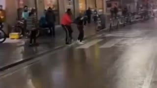 African Invader In Florence Beats And Robs A Boy And No One Intervenes