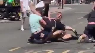 Whites Fighting Over A Stupid Football Match