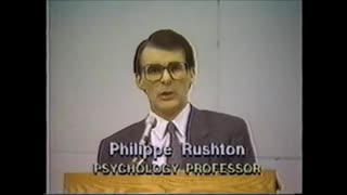 JP Rushton and David Suzuki debate at the University of Western Ontario, February 8th, 1989