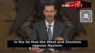 Syrian President Bashar Al-Assad: The "Zionist Jew" Zelensky Supports Nazi Collaborators