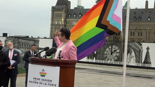 Trudeau marks start of Pride month on Parliament Hill