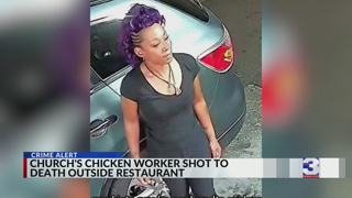 Church's Chicken employee shot to death outside restaurant