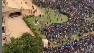 SRI LANKA THE PRESIDENTIAL PALACE WAS STORMED!!!