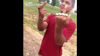 Black 16-Year-Old With Brass Knuckles Sucker Punches a White 12-Year-Old