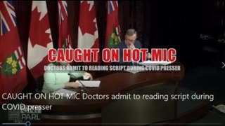 Doctors admit to reading script during Flu presser