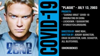 "Dead Zone" July 13 2003, Predicts Covid-19, Mass-Quarantine, Hydroxychloroquine, All Jewish writers