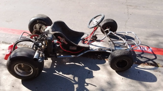 Drag Gokart - Gas / Electric Hybrid. No Batteries No Electronics