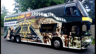 Auschwitz tour bus