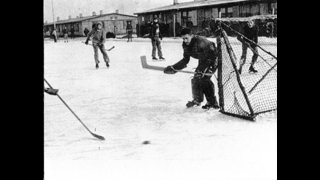 Ice Hockey in German POW camp