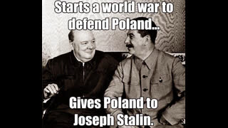 Churchill - Hands Poland to Communists