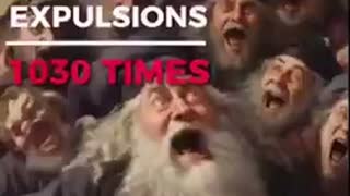 Jewish Expulsion 1030 Times: FILTHY KIKES & YIDS, EVERYONE HATES YOU STINKY JEW BABY PENIS VAMPIRES!