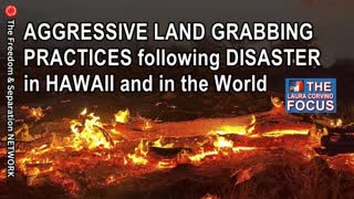 Aggressive Land Grabbing following the disaster in Hawaii