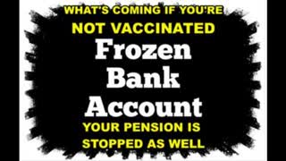 BANK ACCOUNTS / PENSIONS FROZEN IF NOT JABBED - 5G TOWERS - CURE FOR BEING AROUND THE VACCINATED