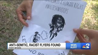 Anti-semitic flyers litter McGregor Boulevard in Fort Myers