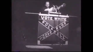 Johnny Rebel Singing at George Lincoln Rockwell Political Rally