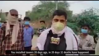 India 5G towers kill 32 villagers in 20 days! Links to the continuing story BELOW.